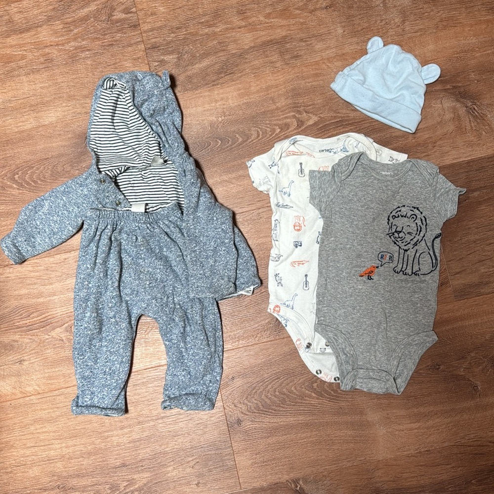 Baby GAP REVERSIBLE Sweat Set 3-6 months